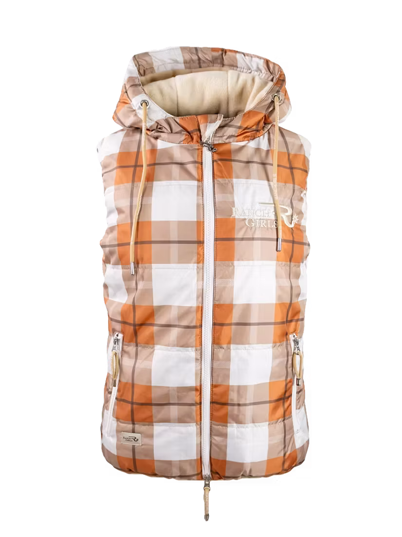 Ranch Girls Hooded Vest PAM Karo Sierra