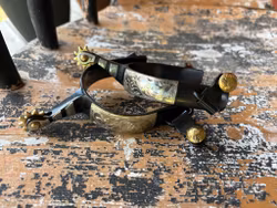 ProMaster Black Steel Spurs Engraving