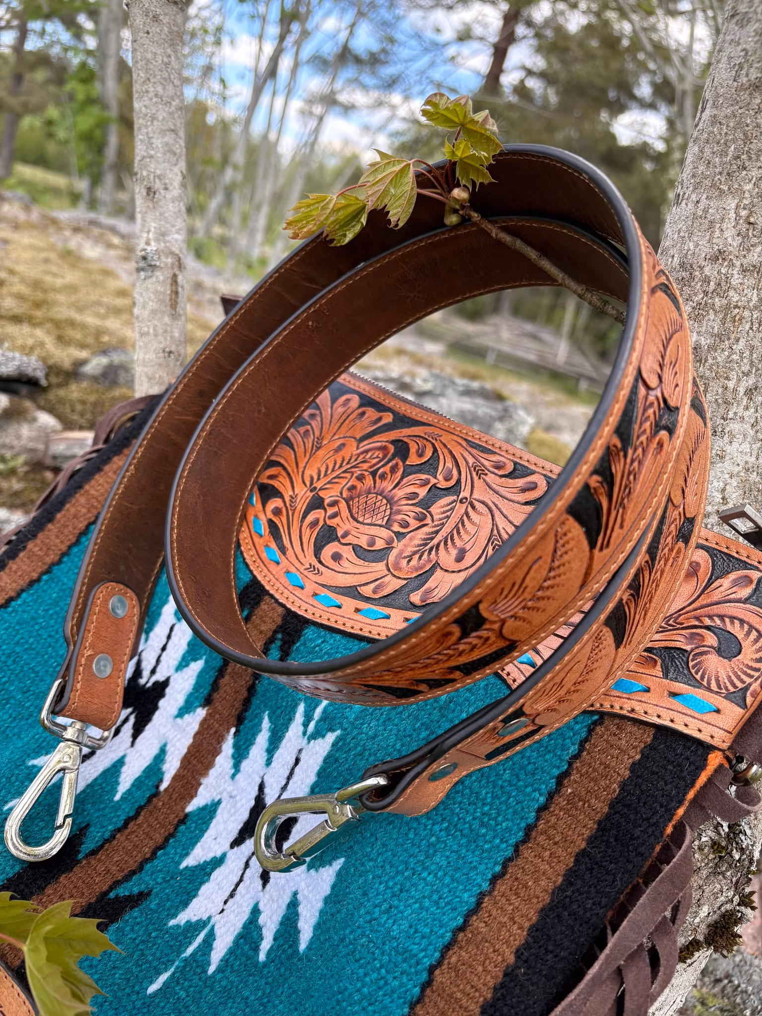 Bag Bag-08 100% Leather - Trimming 100 % New Zealand Wool