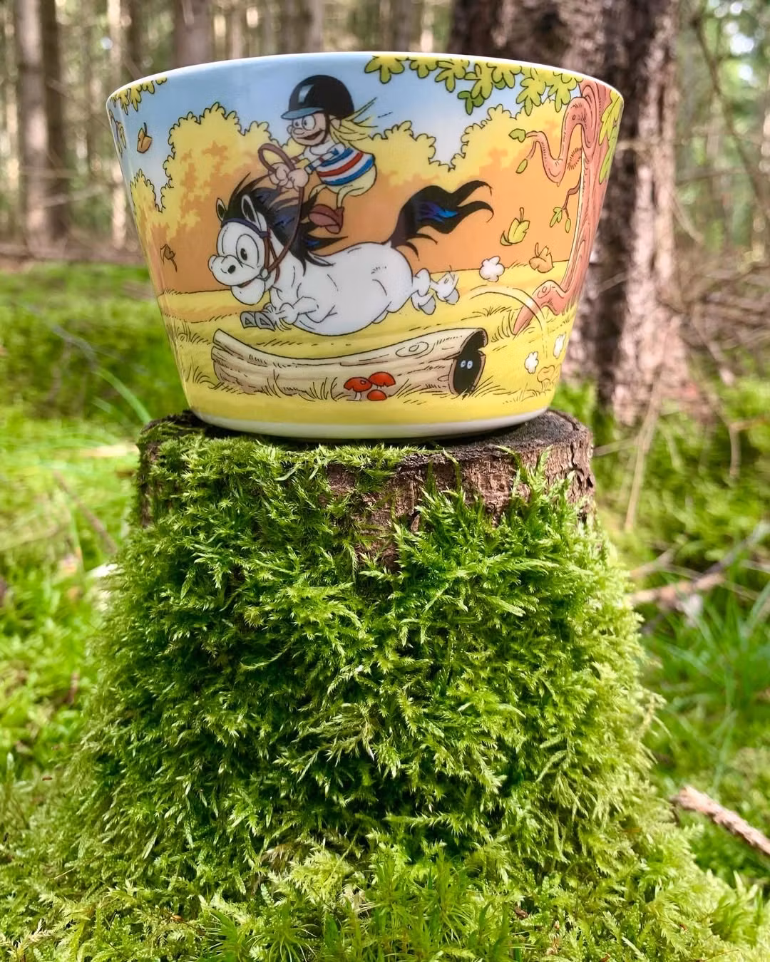 Hästen Mulle skål Löv 3,5 dl