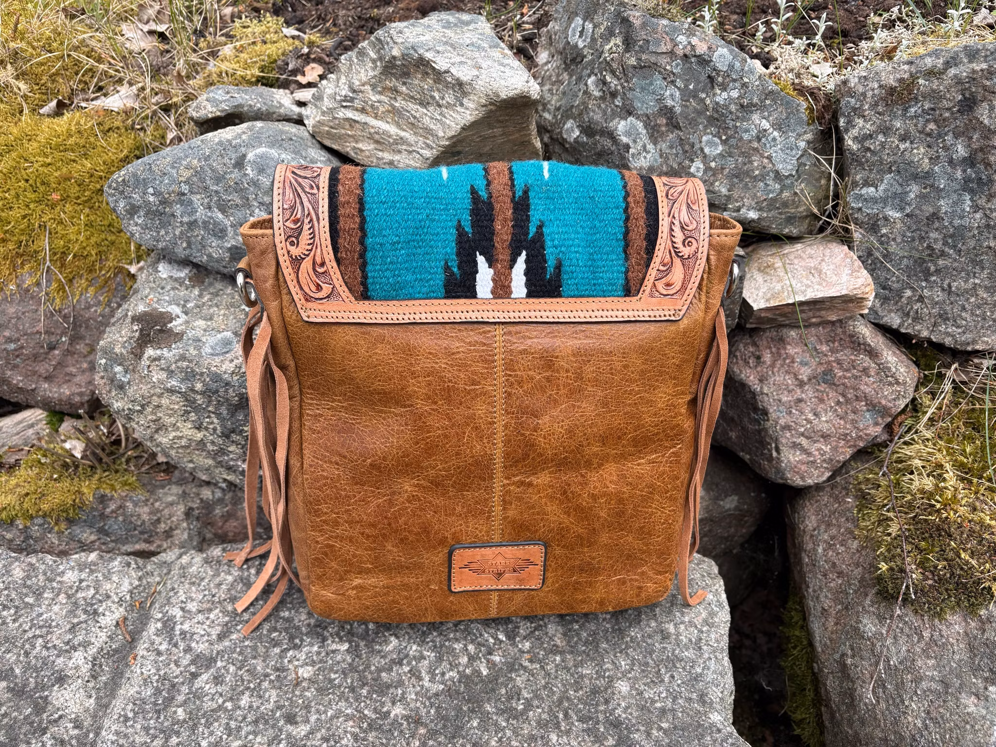 Stars & Stripes Bag-10 100% Leather