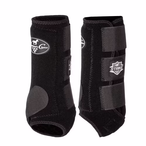 Strike Sports Medicine Front Boots Black