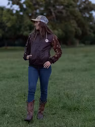 Ranch Girls Pro Shield Fleece Jacket Cindy Broown Deer