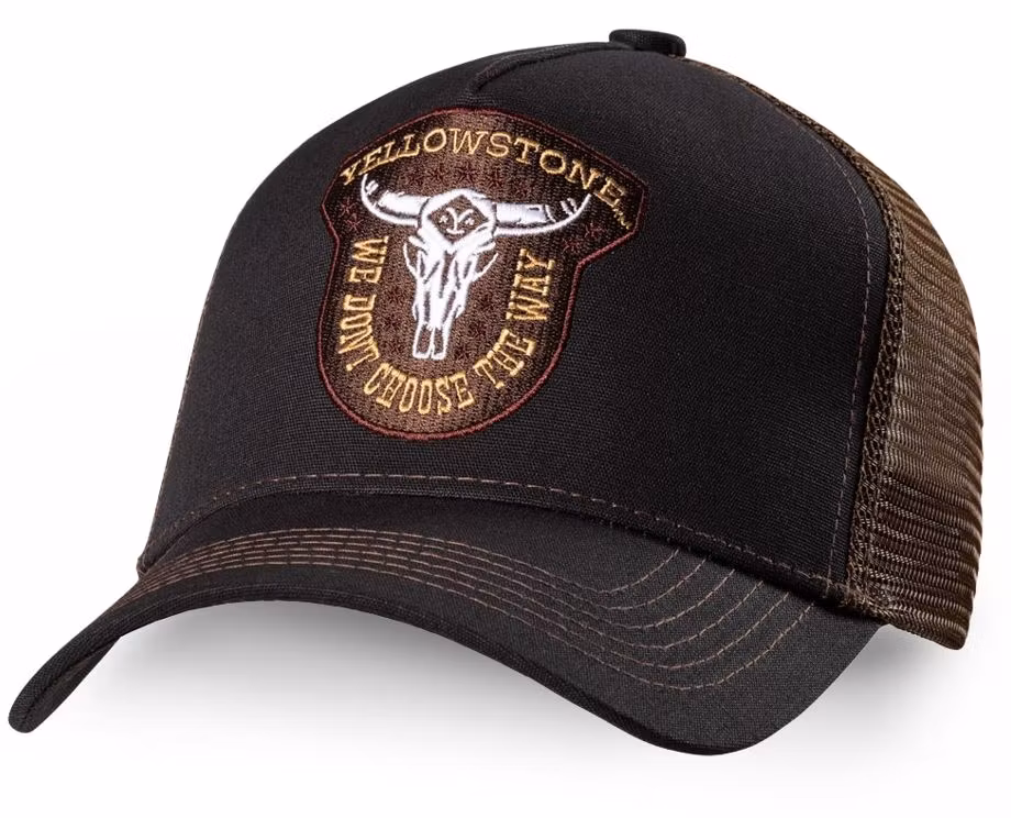 Stars & Stripes Trucker Cap Yellowstone -06