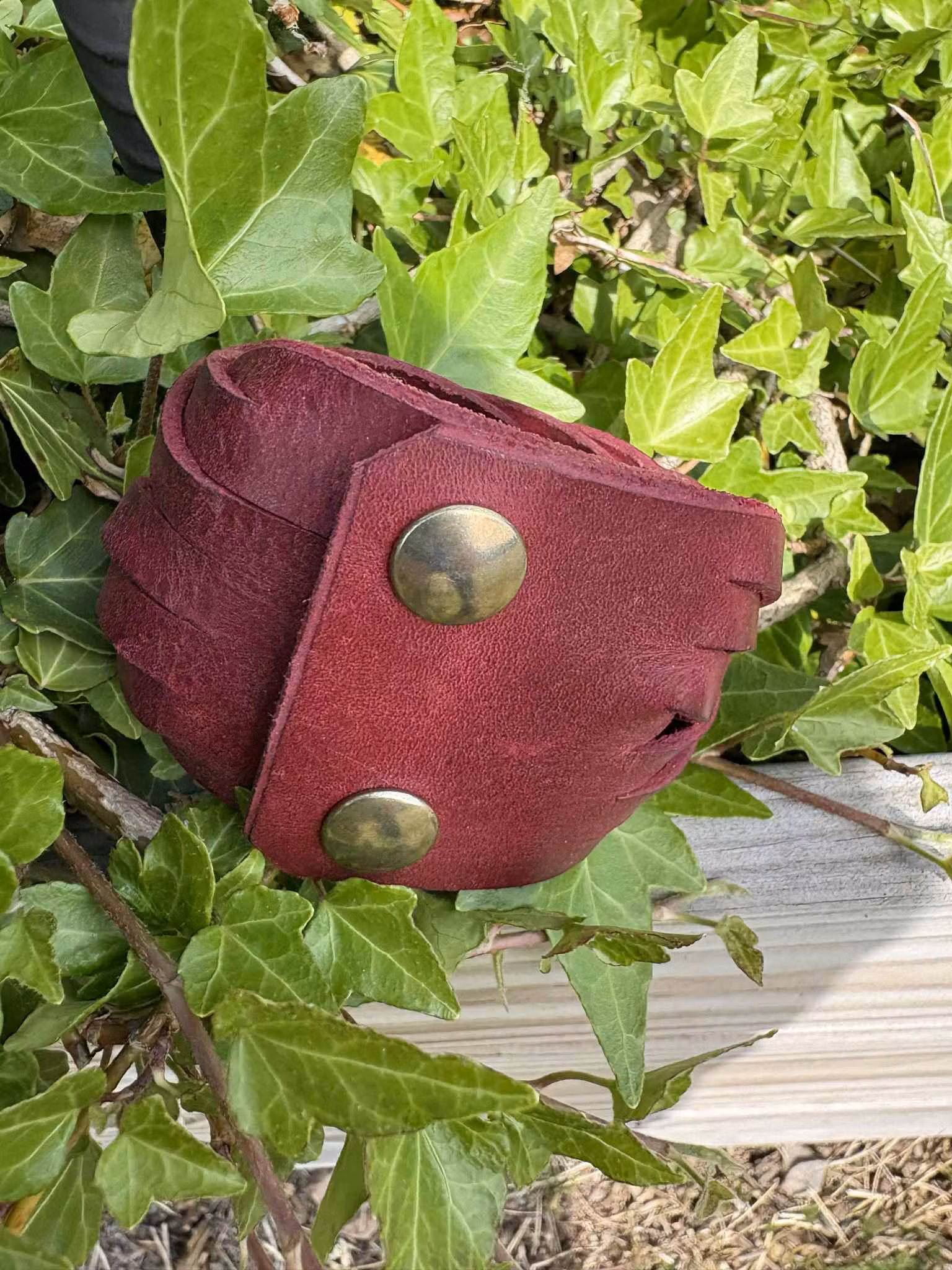 Bracelet Leather Red