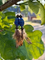 Earring Blue Stone