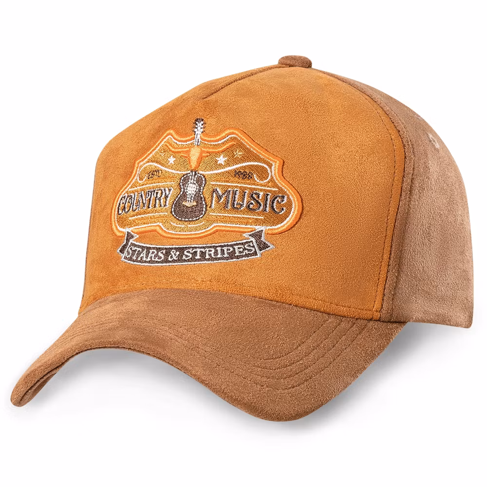 Stars & Stripes Trucker Cap Country Music Brown
