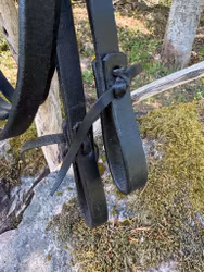 Weaver Black harness Reins 5/8 tum x 7 feet