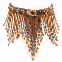 Handgjorrt Halsband Native Brown