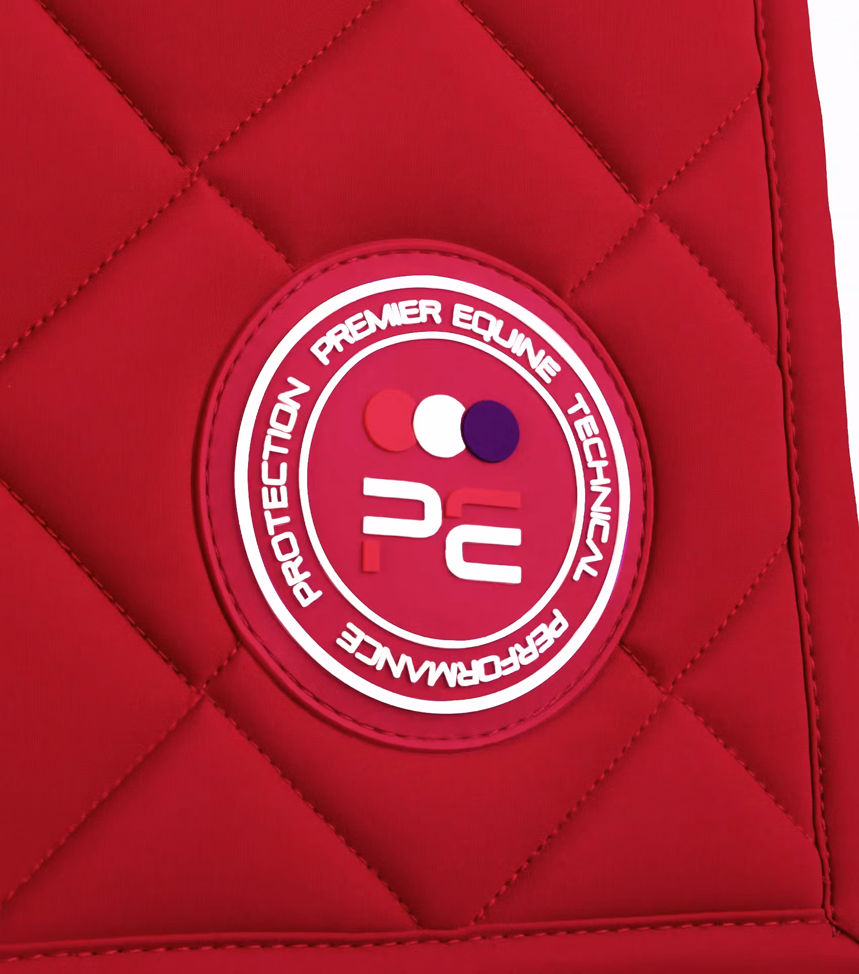 Atlas Close Contact Dressage Square Red