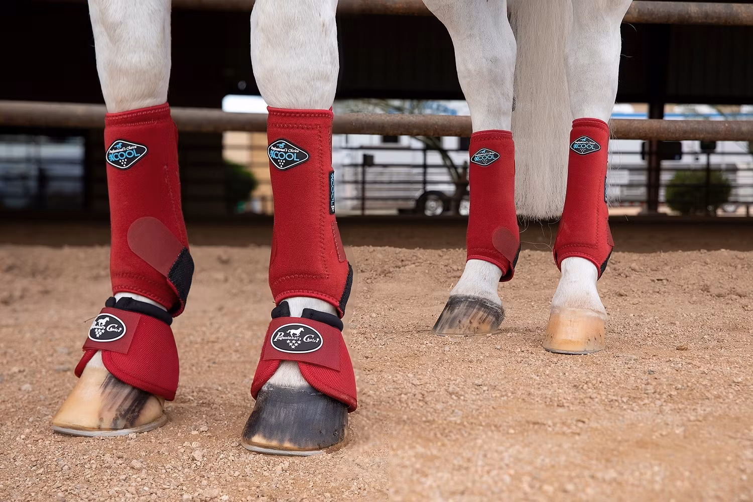 2XCool Sports Medicine Front Boots Crimson Red Medium