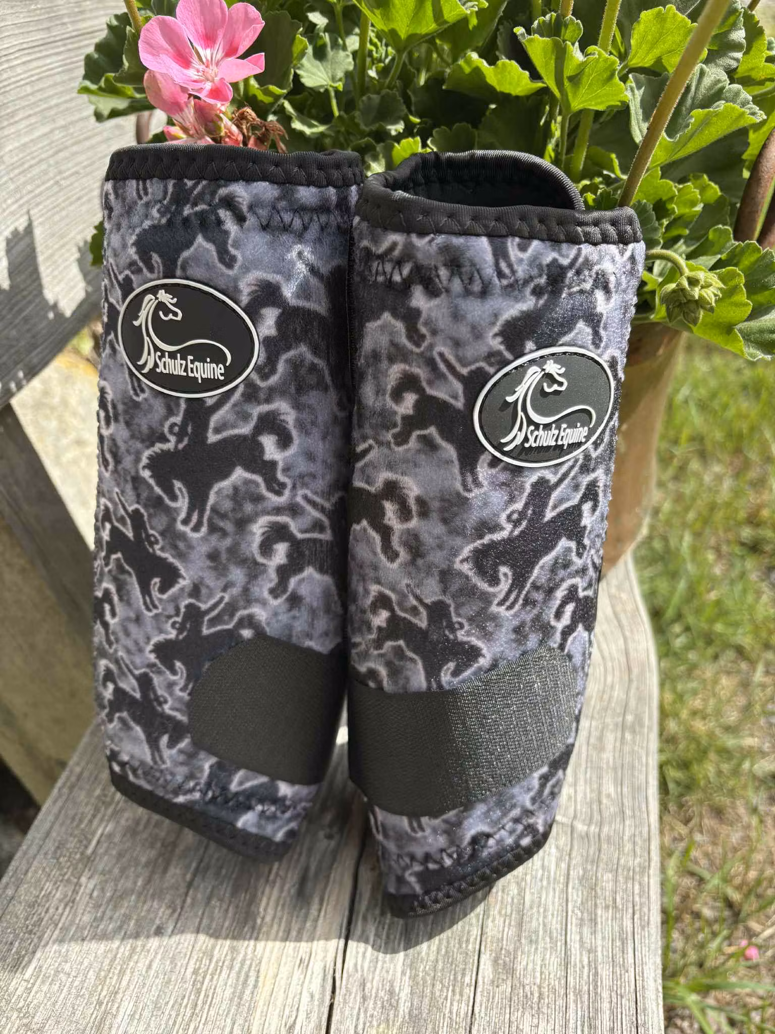 Schulz Equine Air Flow Benskydd Stone Bronc 2-pack