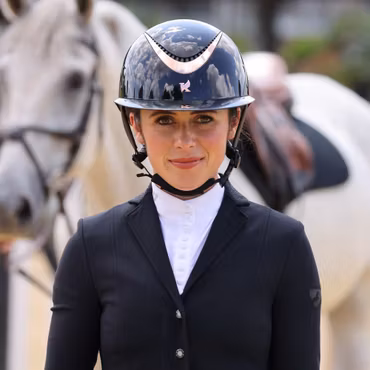 Karben Alina Ellipse Ridhjälm Black/Rosé