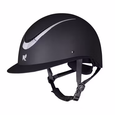 Karben Elisa Ellipse Ridhjälm Black/Silver