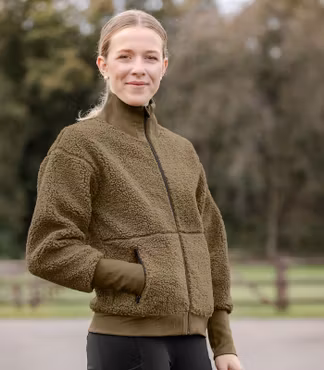 E.L.T Fleecejacket Riverside Khaki Green