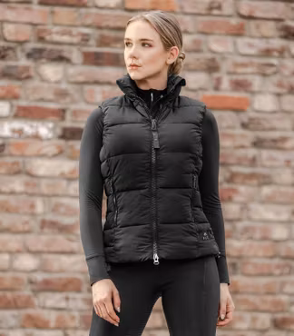 E.L.T Oxford Winter Lightweight Gilet Black