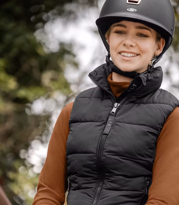 E.L.T Oxford Winter Lightweight Gilet Black