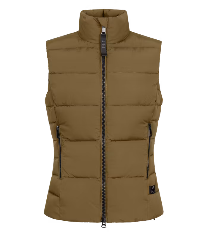 E.L.T Oxford Winter Lightweight Gilet Khaki Green
