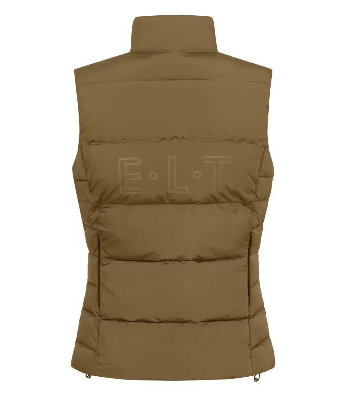 E.L.T Oxford Winter Lightweight Gilet Khaki Green