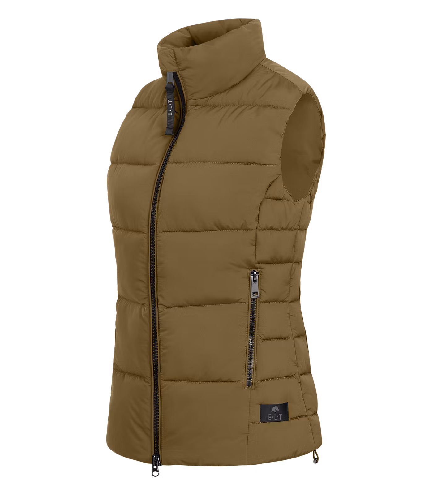 E.L.T Oxford Winter Lightweight Gilet Khaki Green