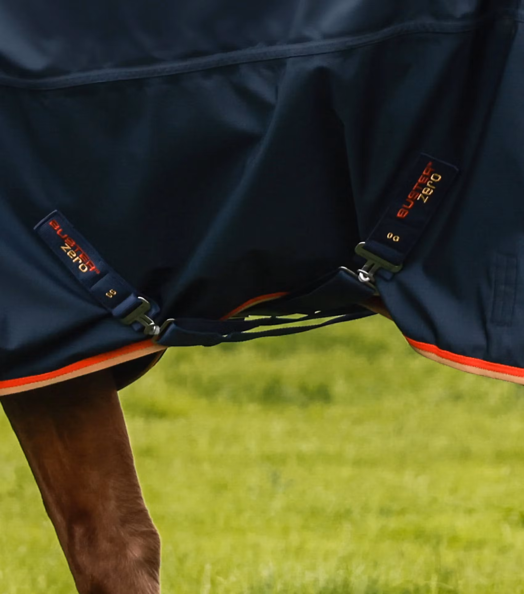 Premier Equine Buster Zero Turnout Rug with Classic Neck Cover Navy B