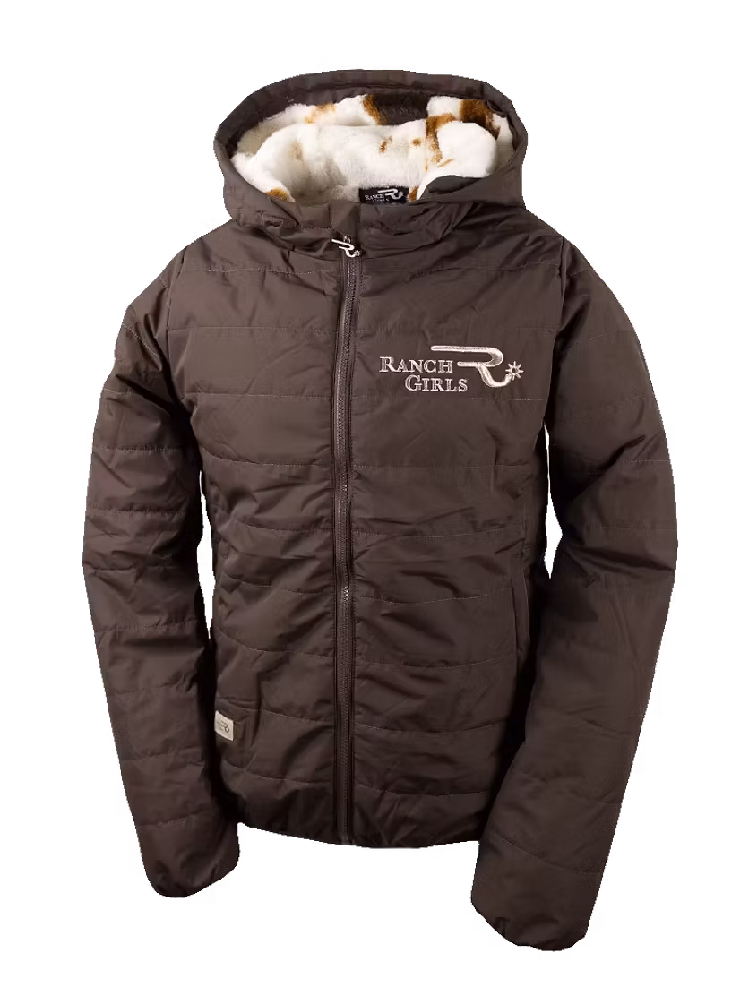 Ranch Girls Transition Jacket Beth Brown/Cow