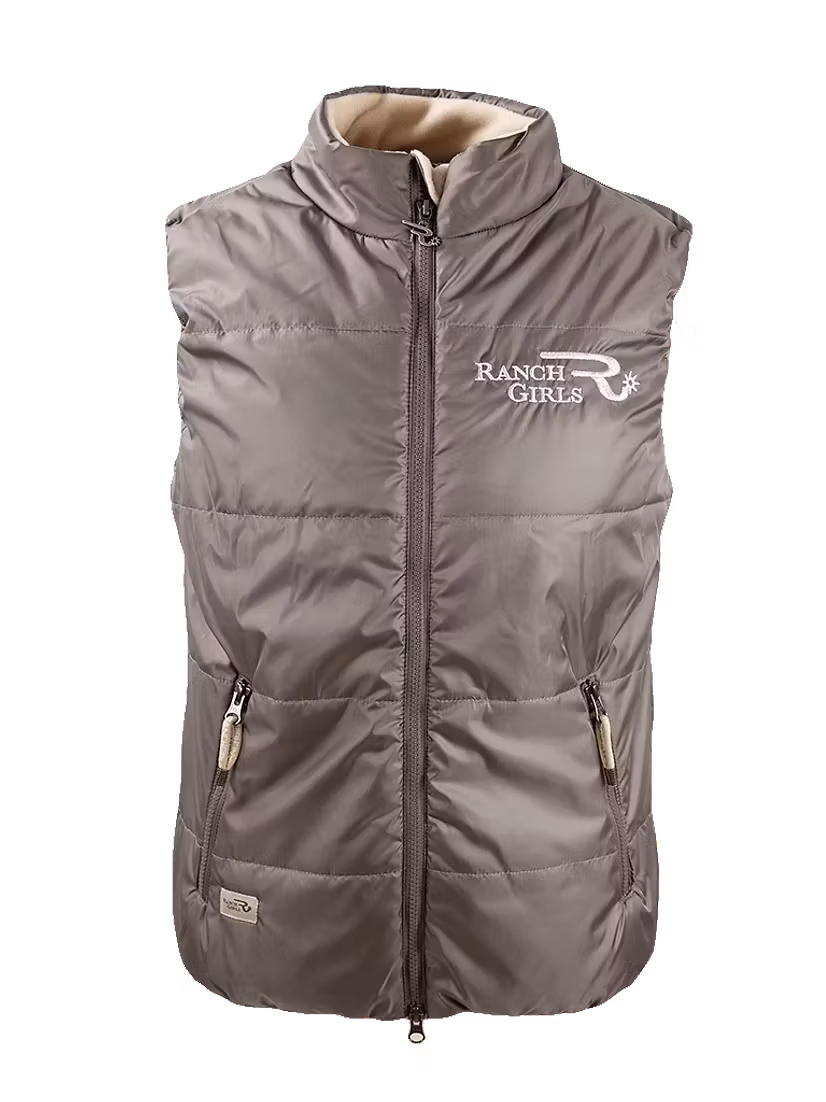 Ranch Girls Vest Lauren  Mud/tan