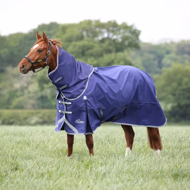 Highlander Täcke & Hals Set Navy Ofodrat