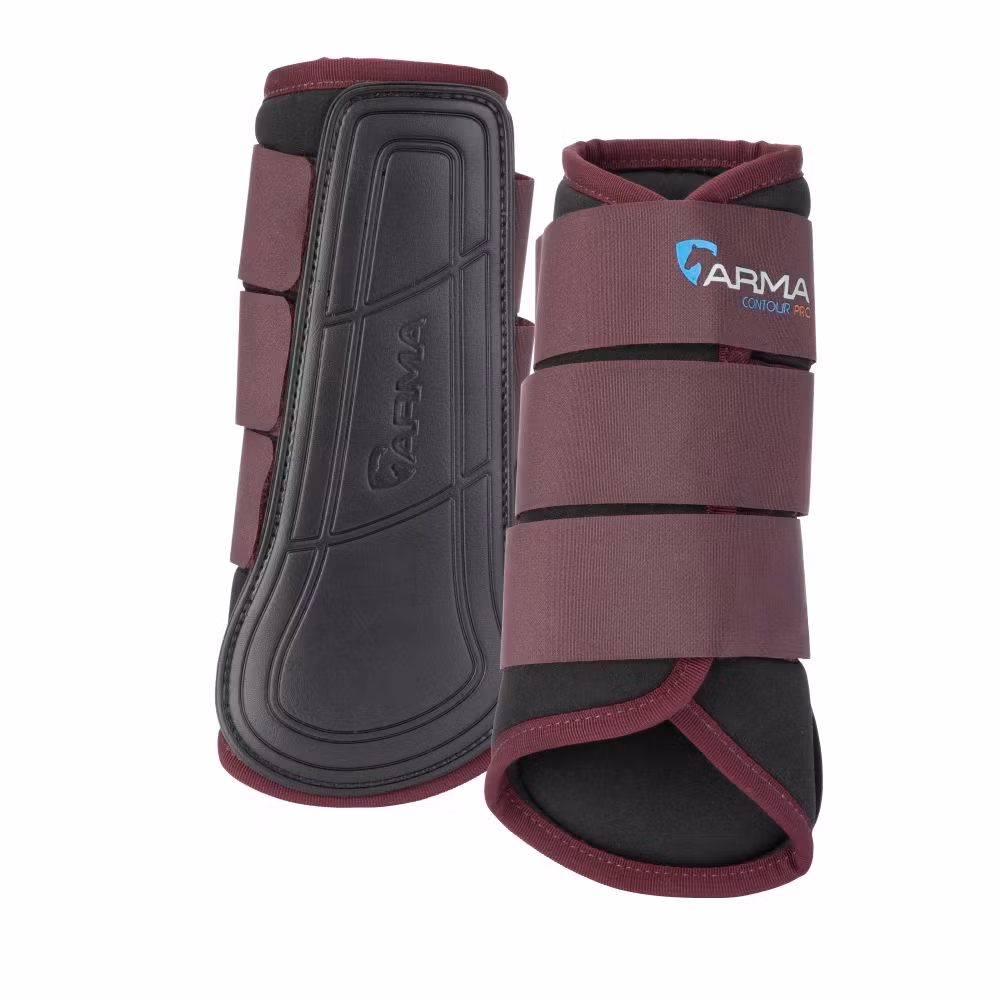 Arma Contour Pro Brushing Boots Black Cherry