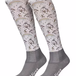 LeMieux Unicorn Rainbows Footsie Sock Junior