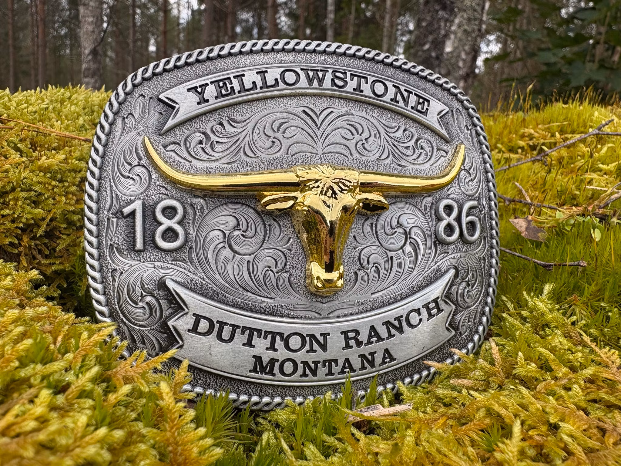 Stars & Stripes Western Buckle GS-612 100% Zinc Alloy