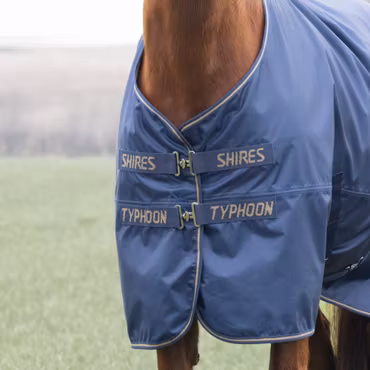 Shires Typhoon Regntäcke Navy 0 g