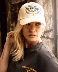 Stars & Stripes Trucker Cap Yellowstone -05