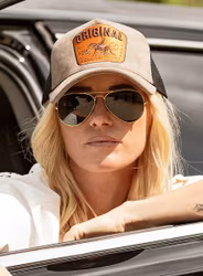 Stars & Stripes Trucker Cap Yellowstone -08