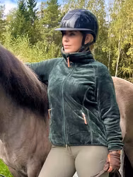 Jacson Dagmar Softpilejacka Grön