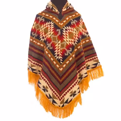 EcuaFina Poncho Triangel Gul