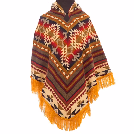 EcuaFina Poncho Triangel Gul