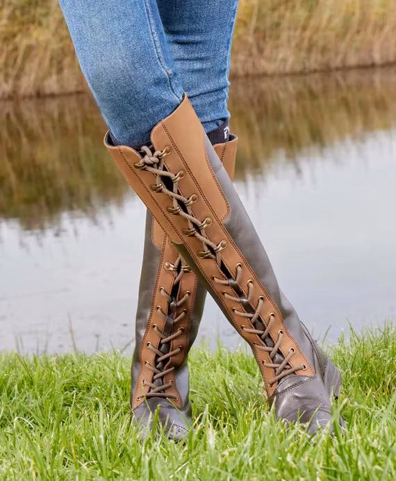 Premier Equine Kelburn Women's Waterproof Country Boots Brown