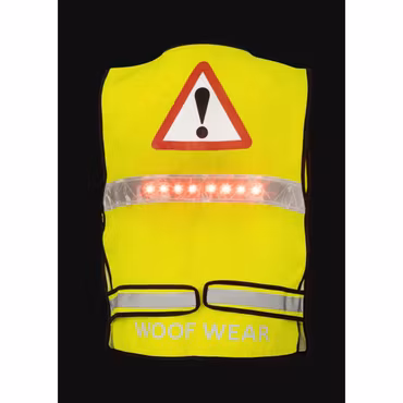Woof Wear Hi Vis Riding Vest Hi Vis Yellow