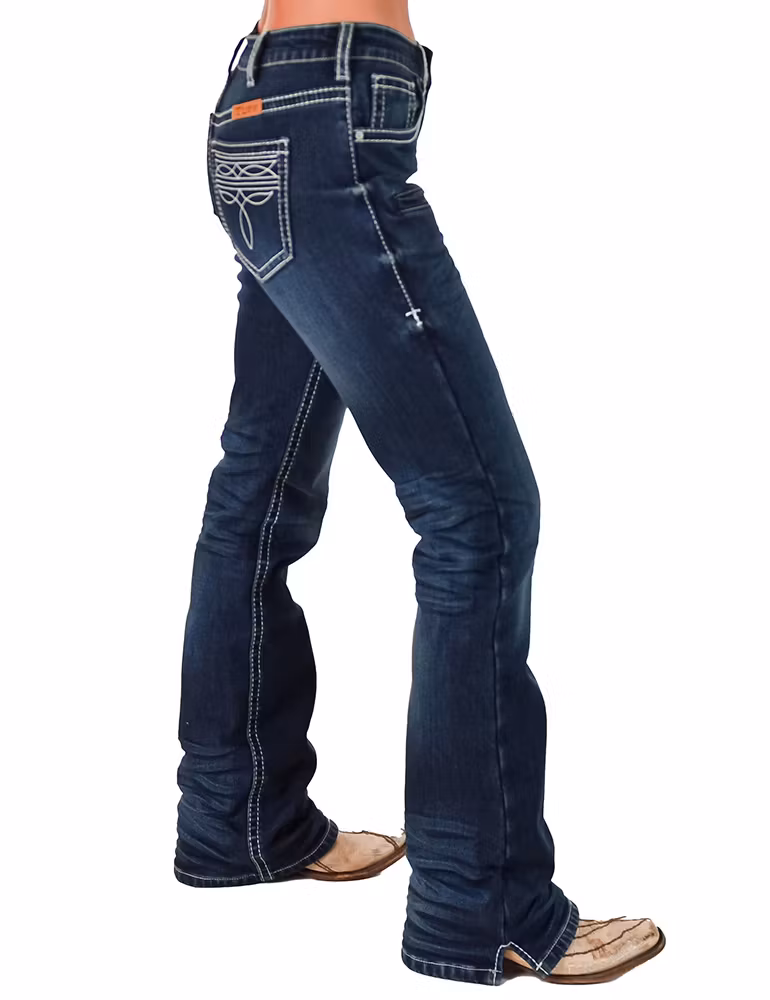Cowgirl Tuff Co Winter Bootcut Stitch Jeans Regular