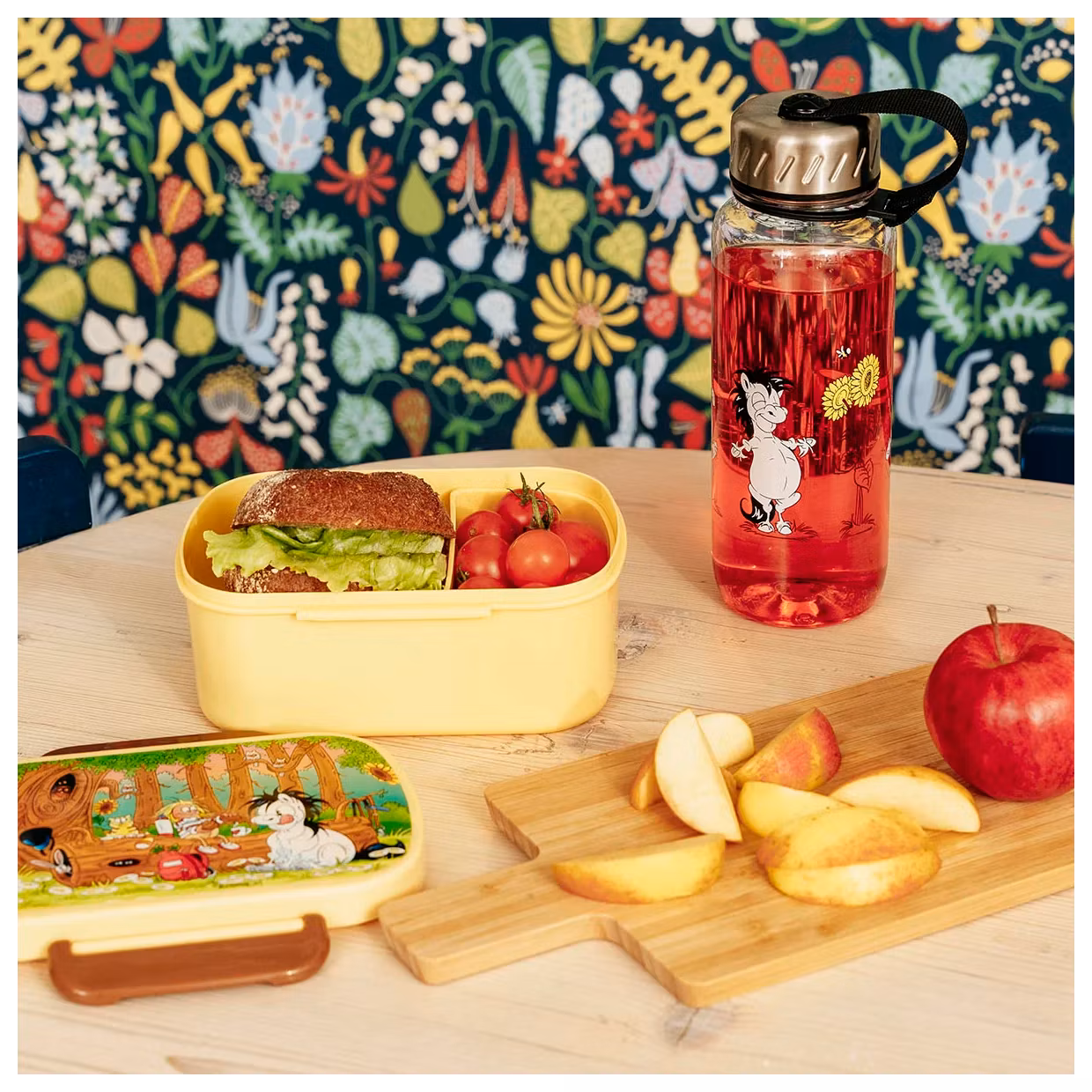 Lena Furberg Hästen Mulle-flaska Solros 6,5 dl