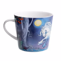 Lena Furberg Hästar Mugg Blue Moon