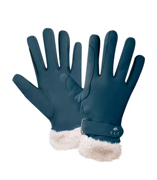 E.L.T St. Moritz Ridhandskar Petrol Blue