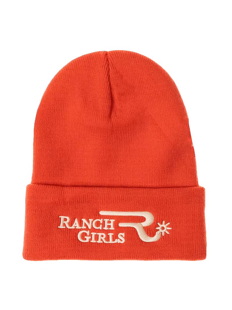 Ranch Girls Beanie Coral