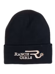 Ranch Girls Beanie Black