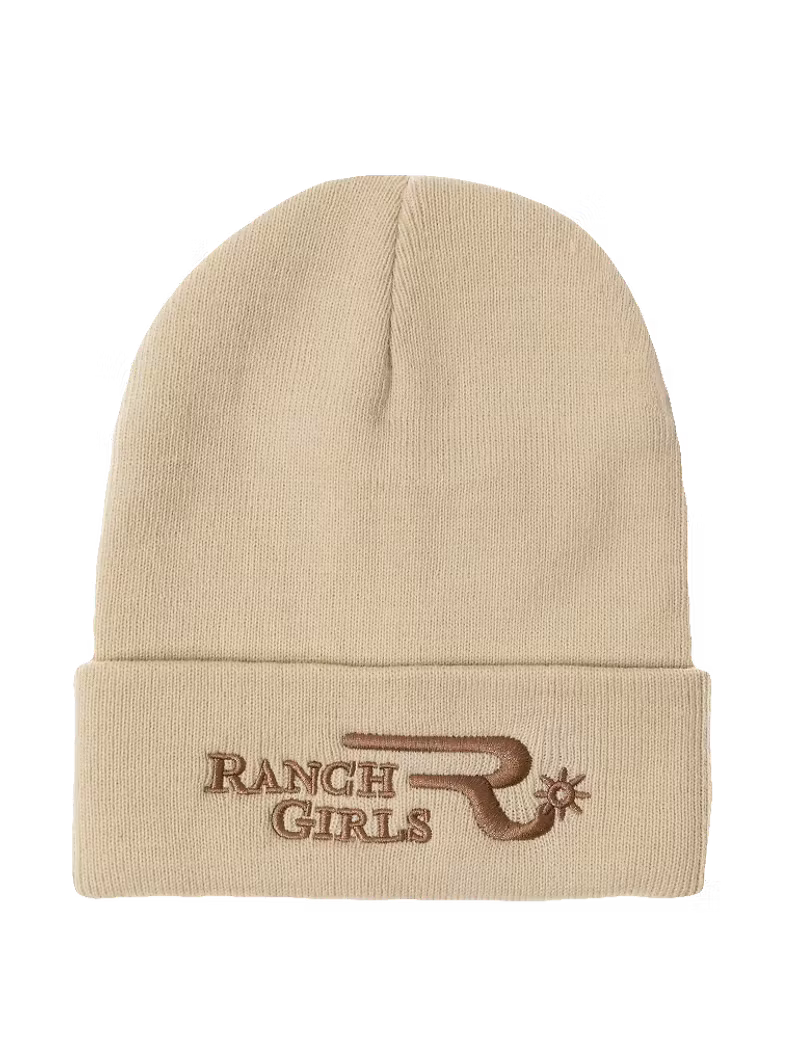 Ranch Girls Beanie Beige