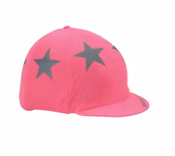 EQUI-FLECTOR® Reflex Hjälmöverdrag Neonrosa