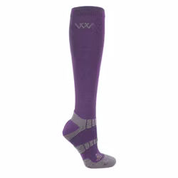 Woof Wear Winter Socks Damson Grey 2-pack