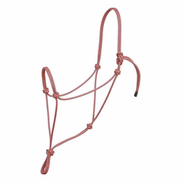 Silvertip Rope Halter Big Sky Pink/Black