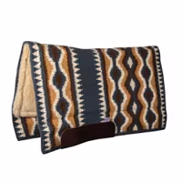 Comfort-Fit SMx Air Ride Western Pad Rio Grande Charcoal/Chocolate